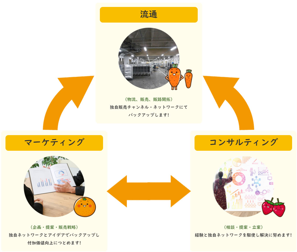 ベジフルワークの事業内容